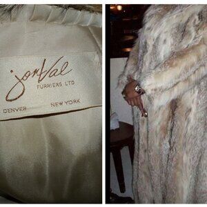 JonVal Coyote/Fox Fur Coat